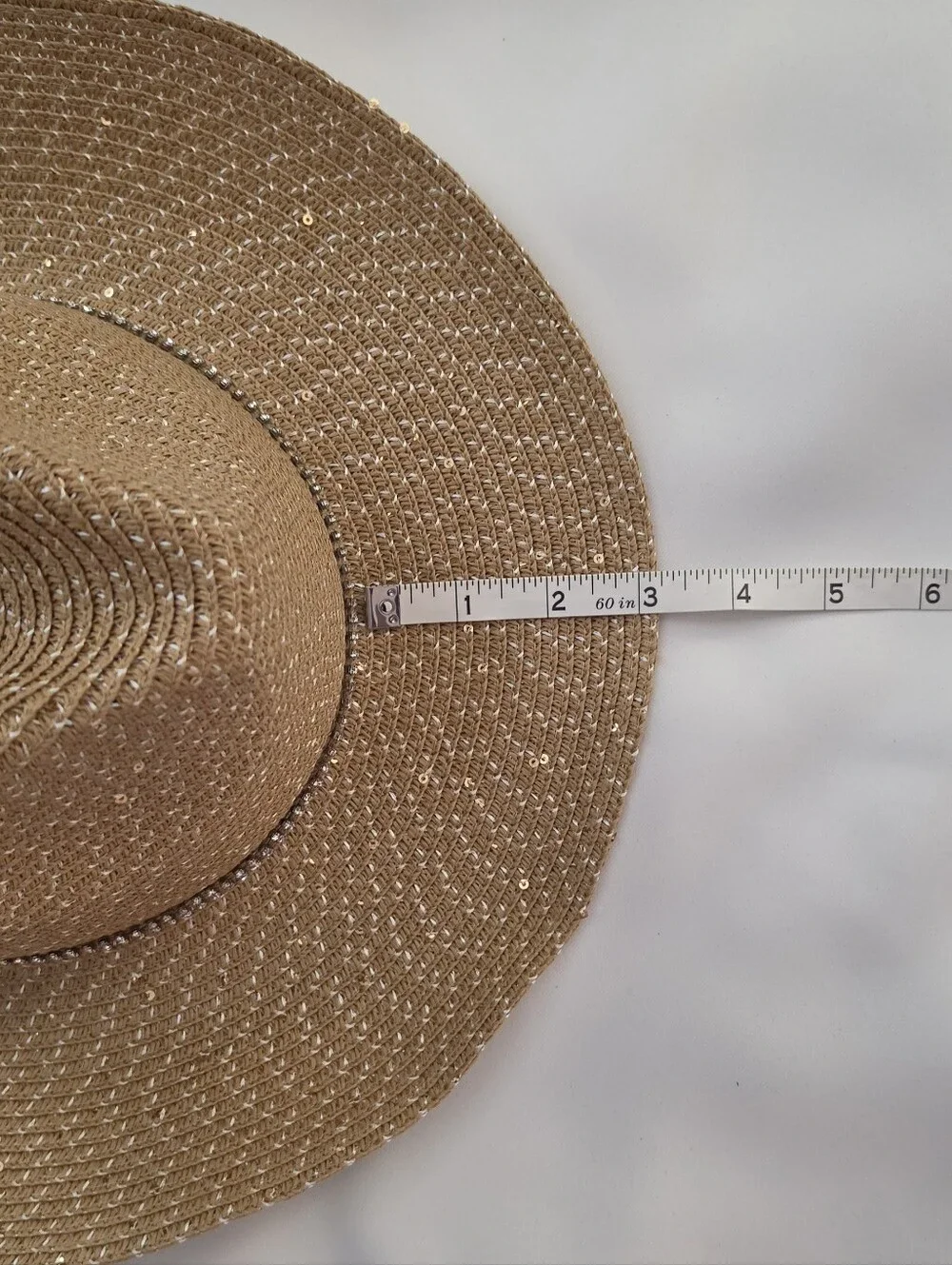 David and Young Sequin & Stone Straw Cowboy Hat